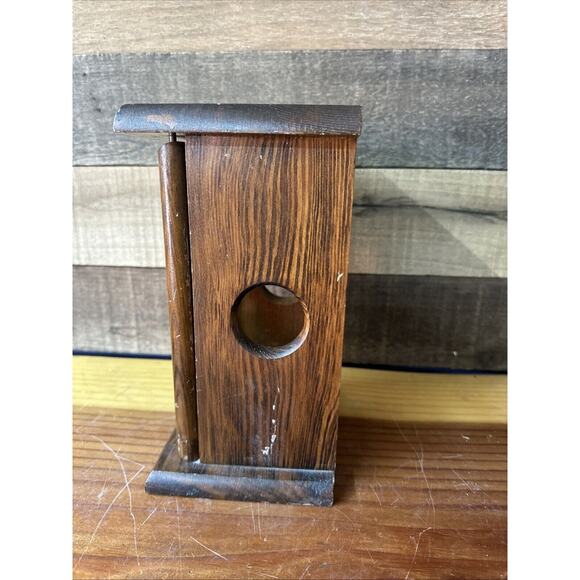 MCM Wood And Stained Glass Praying Hands Candle Box - Wear - Picture 4 of 7